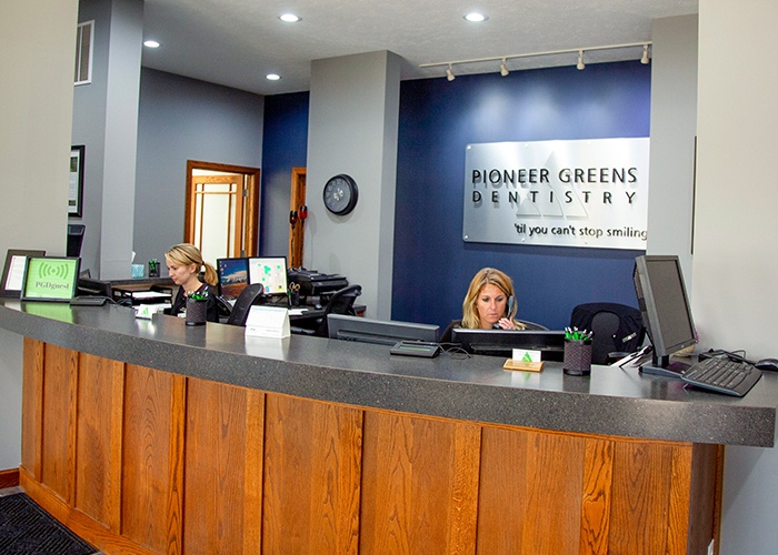 Pioneer Greens front desk