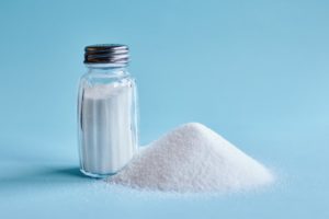 container of salt